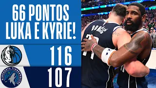 Doncic e Irving DERAM MAIS UM SHOW, e Mavericks ABREM 3 A 0 contra os Wolves!