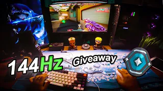 Valorant POV + Keyboard ASMR (Giveaway)