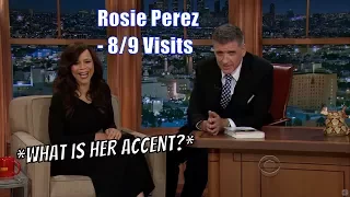 Rosie Perez - Her Accent Makes Everything Hilarious - 8/9 Visits In Chronological Order [360-1080p]