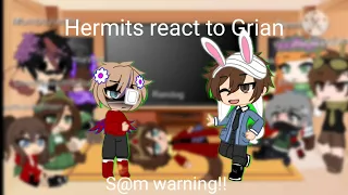 Hermits react to Grian | Lillsparkles ♡ |