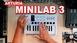 ARTURIA MINILAB 3 COMPACTO Y SUPER PORTATIL!! (PRUEBAS Y REVIEWS) en Español