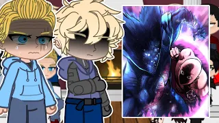 S-Class Hero's React to Saitama vs Garou || One Punch-Man || Tiktok || Gacha react