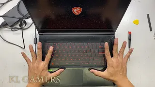 MSI GAMING Notebook GF63 Thin 10SCSR Core i7 10750H GTX1650 Replace Thermal Paste