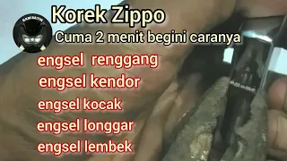 Korek Zippo Engselnya Kendor Begini Caranya