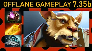 ✨33 Brewmaster 82% Kill participation! Offlane Gameplay 7.35b - Dota 2 Top MMR