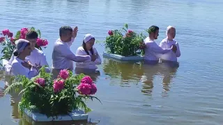 Святое водное крещение. 25 июня 2022 г