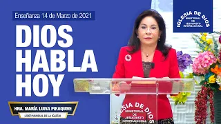 Enseñanza: Dios habla hoy, Hna. María Luisa Piraquive, 14 de marzo de 2021, IDMJI