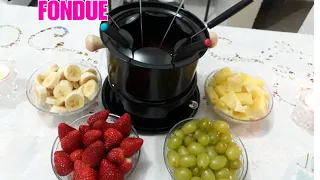 FONDUE DE CHOCOLATE - ESPECIAL DIA DOS NAMORADOS