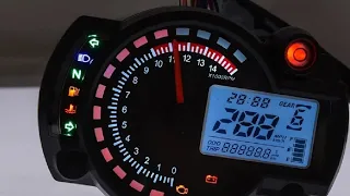 Digital speedometer para sa Rs125 fi