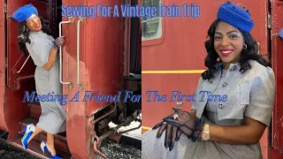 I Sewed A Vintage Outfit For A Train Trip With A Friend I Never Met.