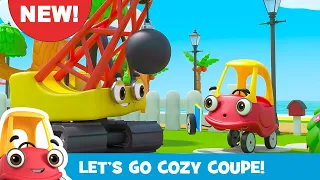NEW! Wrecking Ball Wrecks Cozy's Wall | Season 4 Episode 12 | Let's Go Cozy Coupe | Kid's Cartoons
