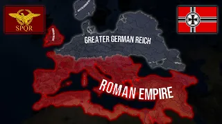 Greater German Reich Vs Roman Empire (Holy Romanized) -  Hoi4 Timelapse