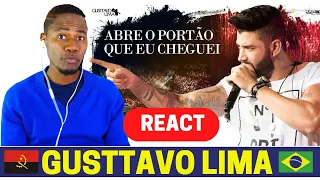 REACT | Gusttavo Lima - Abre o Portão Que Eu Cheguei | GRINGO REAGINDO