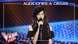Claudia Santamaría - Lovely | Blind auditions | The Voice Kids Antena 3 2022