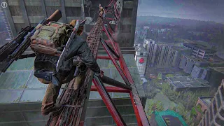 The Last of Us Part 2/TLOU 2 - Abby Crossing Sky Bridge Scene