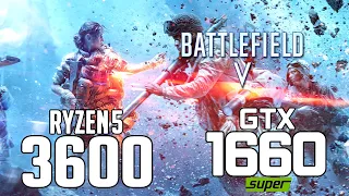 Battlefield V on Ryzen 5 3600 + GTX 1660 SUPER 1080p, 1440p benchmarks!