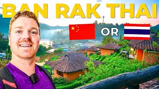 Beautiful BAN RAK THAI 🇹🇭🇨🇳 CHINESE Village in NORTHERN THAILAND