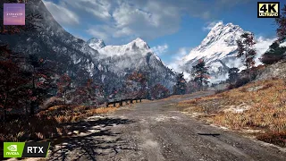 Far Cry 4 Relaxing Walk across the Map | 4K Ultra Max Graphics
