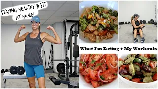 How Jen Does It Entire Body Workouts + What I Eat | How I'm Staying Healthy and Fit at Home