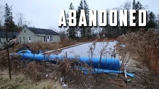 Abandoned Forgotten Farm Land With Tennis court, Pool & Stolen Bike?