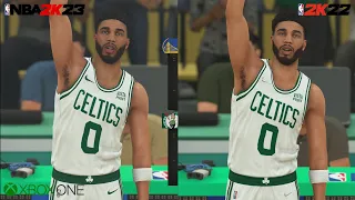 NBA 2K23 vs NBA 2K22 Graphics Comparison (Xbox One Last Gen) [1080p 60FPS HD]