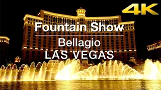 4K Fountain show, Bellagio Las Vegas 2019 - Celine Dion, My heart will go on