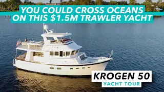 You could cross oceans on this $1.5m trawler yacht | Kadey-Krogen 50 tour | Motor Boat & Yachting