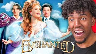 I Watched Disney's *ENCHANTED* For The First Time And It's SO MUCH FUN!