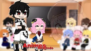 ✨Animes react to...? || Tik Toks || Anya Forger || Anos Voldigoad || 1/5 || GachaClub🌸