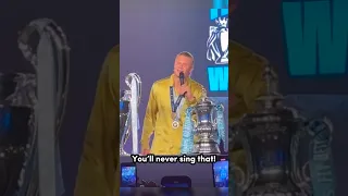 Erling Haaland Sings About The Champions League! 😂🏆 #shorts