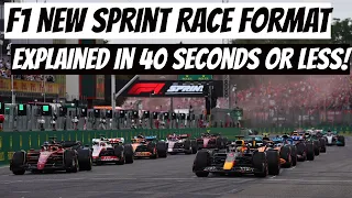 F1 New Sprint Race Format explained in 40 seconds or less! | #azerbaijangp