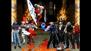 KOF MUGEN !! Ultimate Orochi Team VS Ultimate Rugal team [+Link Omega rugal boss]