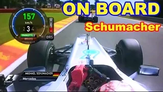 F1 R09 ♛ Michael Schumacher & Daniel Ricciardo ♛ Belgian GP 2012 (SPA)♛ Onboard