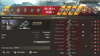 Bat.-Châtillon 25 t - барабан крутится на Химках фраги мутятся! WoT Epic!