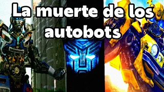 Todas las muertes de los autobots 😢😨 [Transformers]