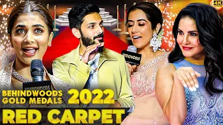 OFFICIAL RED CARPET FULL VIDEO: India's BIGGEST AWARD SHOW! Behindwoods Gold Medals 2022 Red Carpet