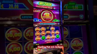 👀🍀 Sizzling Hot mit Jackpot 🍀🎊#slots #Shorts #admiral