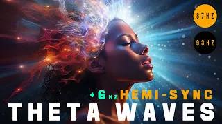 6Hz Theta Waves - 8 Hour Deep Meditation and Focus Music - Binaural Beats