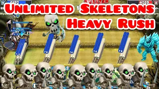 Castle Crush 💥 UNEXPECTED SKELETONS ATTACK 💥 BLACK KNIGHT vs SKELETONS 💥 Castle Crush Gameplay