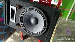 How to make a sweton 12" 120 watt speaker monytor cabinat ma fetting