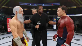 Old Bruce Lee vs. Spider-Man - EA Sports UFC 4 - Crazy Rematch 👊🤪