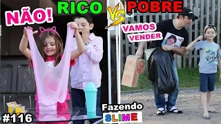 RICO VS POOR MAKING AMOEBA / SLIME #116