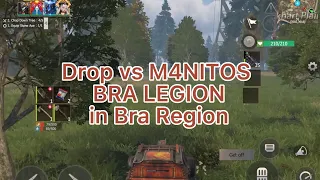 Drop Vs M4NITOS LEGION (BRA LEGION) | BRA PING | #chill | Last island of survival #rustmobile