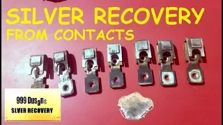 SILVER RECOVERY FROM CONTACTS - no acid !