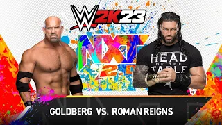 WWE 2k23 - Goldberg VS. Roman Reigns At NXT Match #diamondgamerz