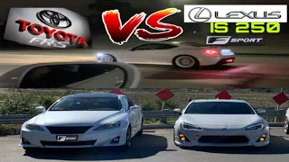 Toyota FRS VS Lexus IS 250 FSport