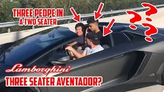 TURNED THE RENTAL LAMBO AVENTADOR INTO A THREE SEATER ?!?!? *GTR FLAMES | BULLFEST MIAMI 2019*