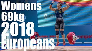 Womens 69kg 2018 European Weightlifting Championship