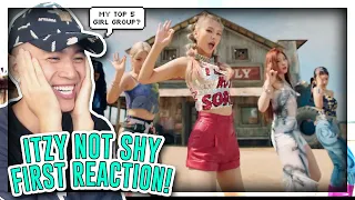 FIRST TIME REACTING TO ITZY “Not Shy” M/V![REACTION]