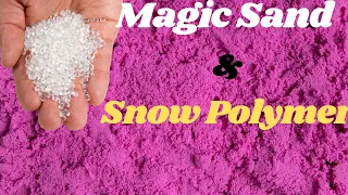 Snow Polymer & Magic Sand | Magic sand experiment | Easy science experiments | Science Wizz